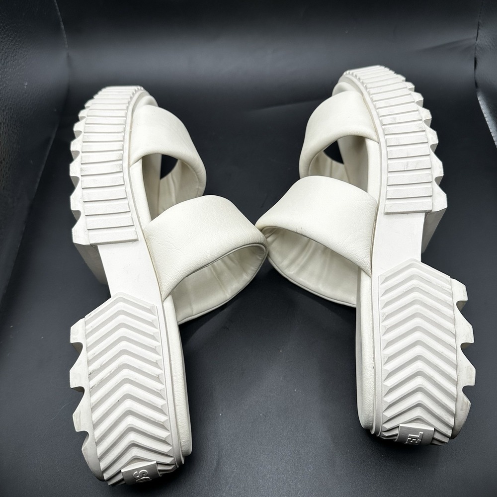 Sorel Womens Size 8.5 ONA Streetworks Slide White Platform Slip On Sandals Shoes - Picture 9 of 9